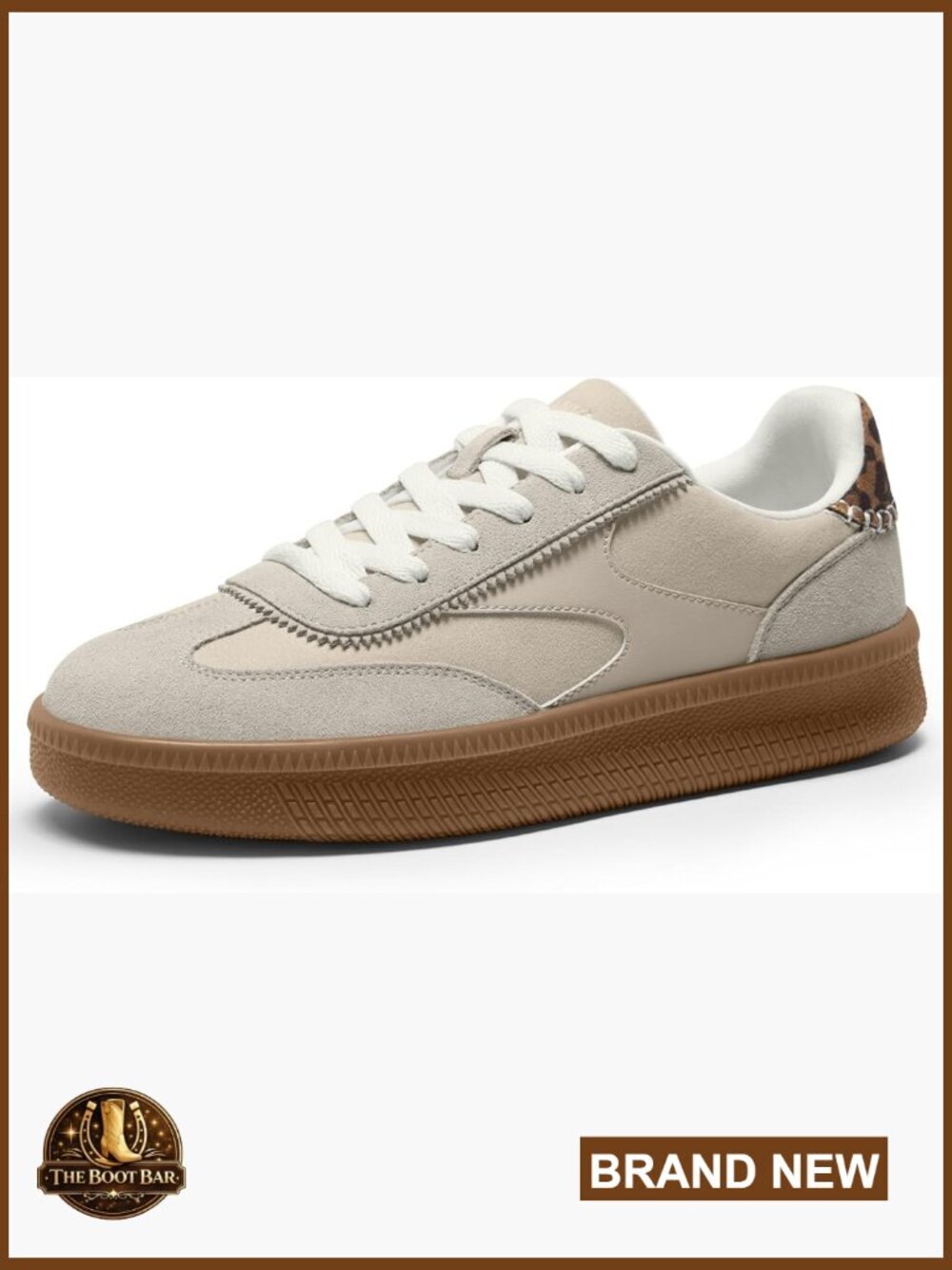 Women's Fashion Sneakers Genuine Suede Retro Gum Sole